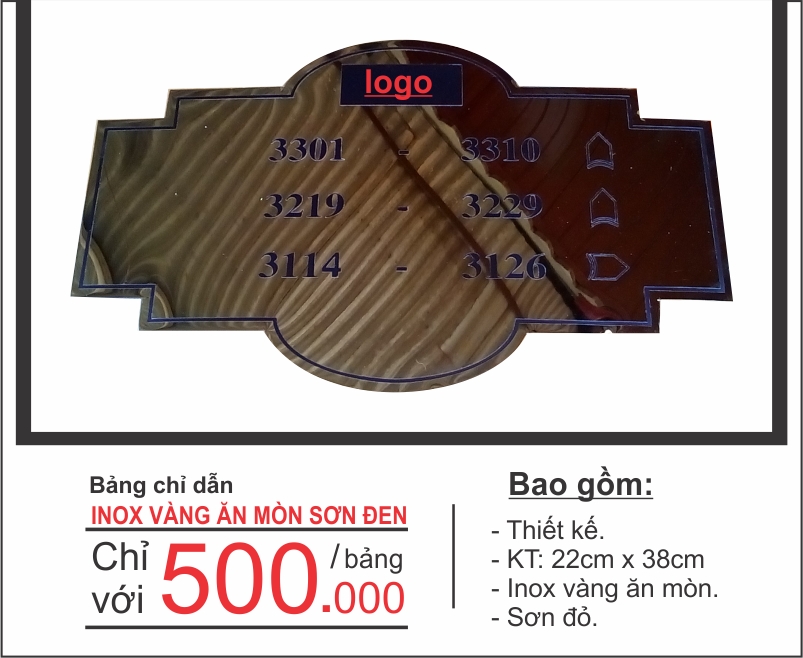 bang chi dan inox an mon