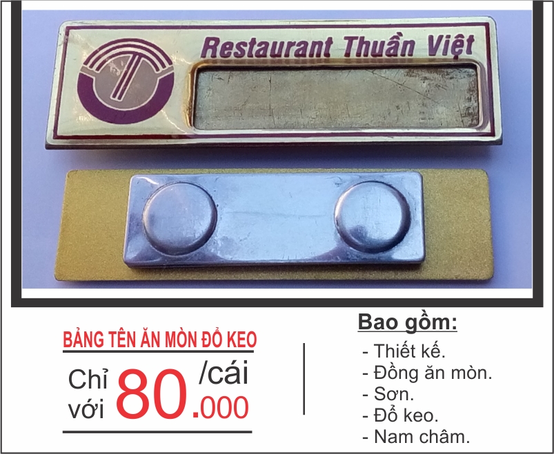 bang ten cai ao an mon