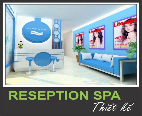 thiet ke reseption spa