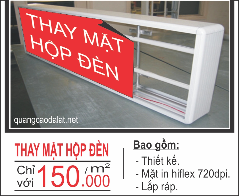 thay mat hop den quang cao