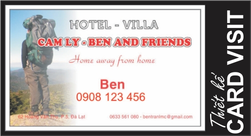 thiet ke card visit